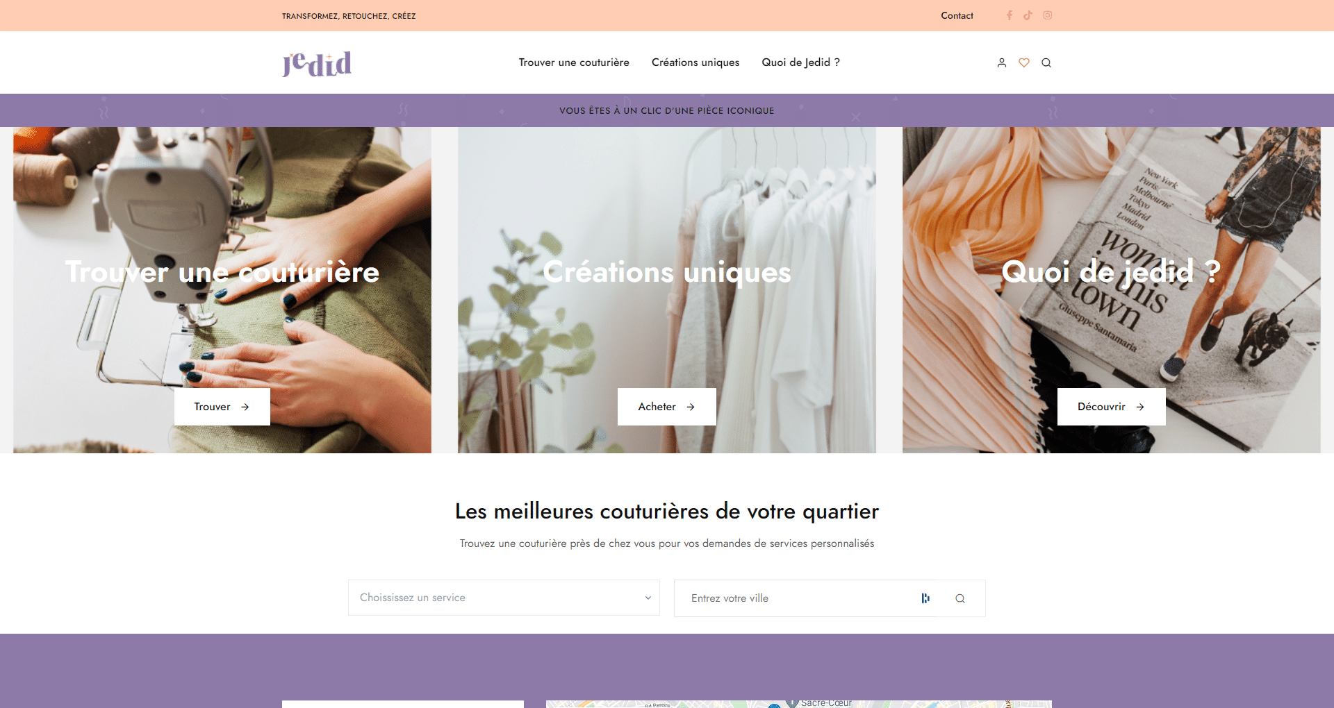 jedid.fr Desktop displays